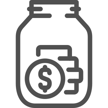 Banking, currency, finance icon