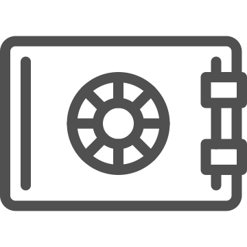 Bank, deposit, money icon