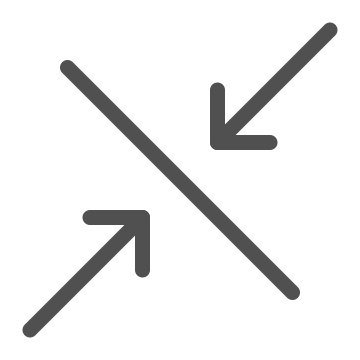 Adjust, arrows, diagonal icon