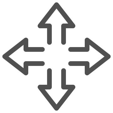 Adjust, enlarge, reduce icon