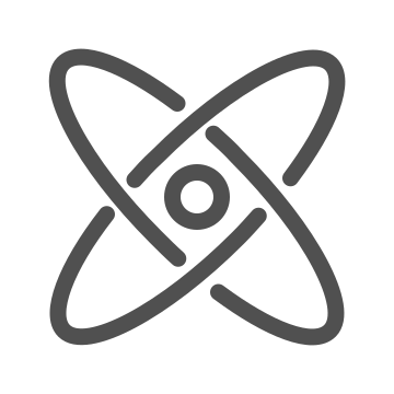 Atom, chemistry, education icon