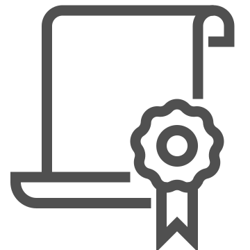 Award, certificate, document icon