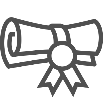 Award, certificate, diploma icon