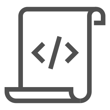 Code, document, manuscript icon