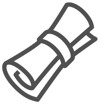 Antique, document, manuscript icon