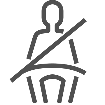 Buckle, reminder, safety icon