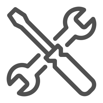 Maintenance, repair, service icon
