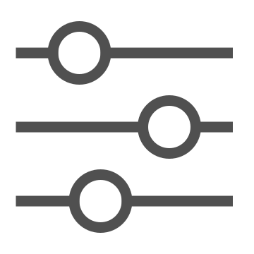 adjust, controls, parameters