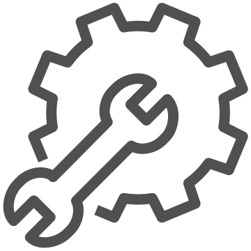 Adjustments, cogwheel, configure icon