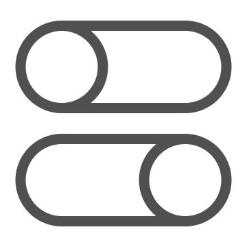 Adjustments, configuration, options icon