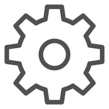 Adjustments, configuration, controls icon