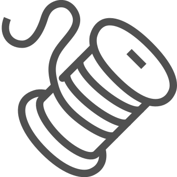 Crafts, embroidery, needlecraft icon