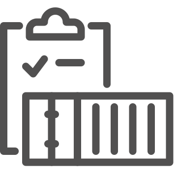 Cargo, checklist, container icon