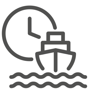 Logistics, management, schedule icon