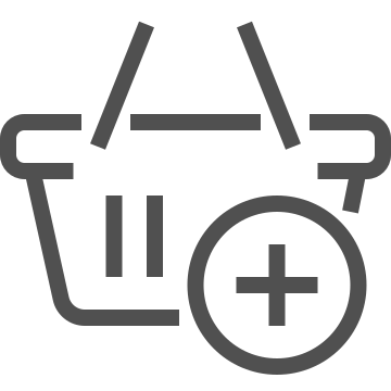 Add, basket, buy icon