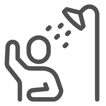 Bathing, bathroom, clean icon