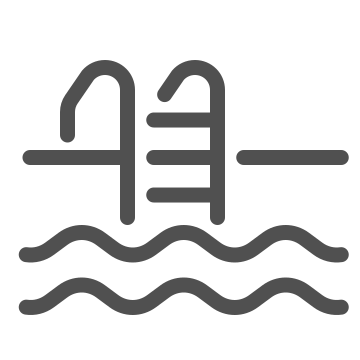 Bathing, hygiene, ladder icon