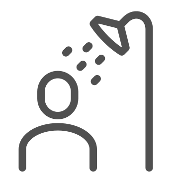 Bathing, bathroom, cleaning icon