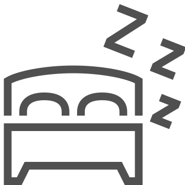 Bed, bedroom, nap icon
