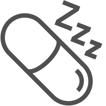 Bedtime, drowsy, nap icon