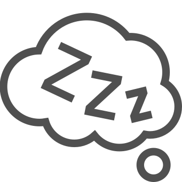 Bedtime, dream, nap icon