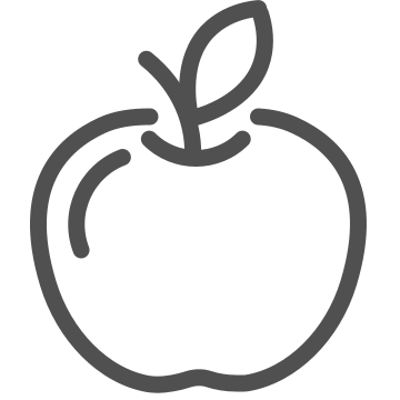 Apple, casino, fruit icon