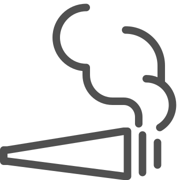 Addiction, cigarette, health risk icon