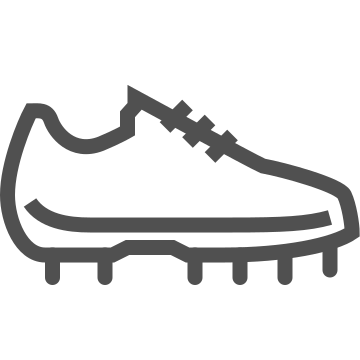 Athletic, cleats, equipment icon