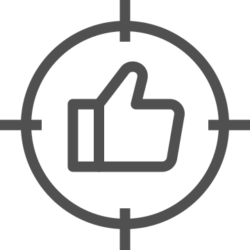 Approval, endorsement, engagement icon