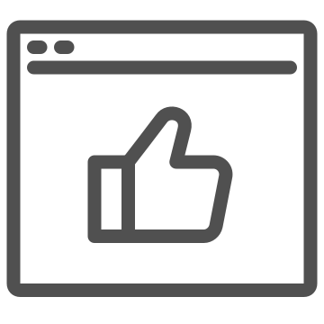 Approval, engagement, like icon