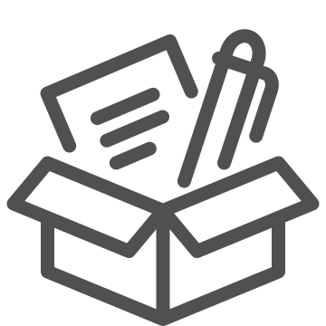 Abstraction, box, container icon