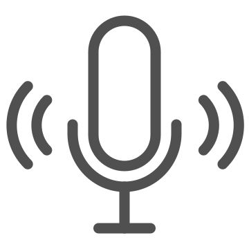Sound, recording, microphone icon