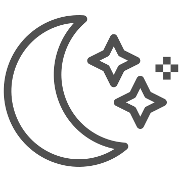 Astronomy, moon, night icon