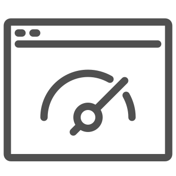 Acceleration, dashboard, fast icon