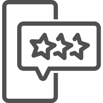 Application, comment, digital icon