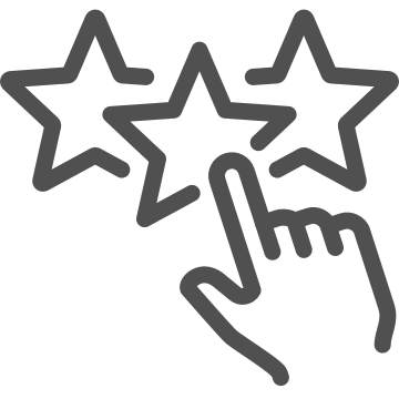 Favorite, feedback, quality icon