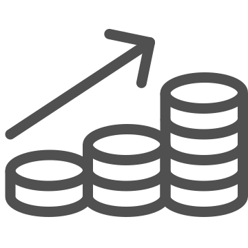 Finance, growth, investment icon