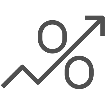 Analysis, finance, graph icon