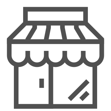 Boutique, commerce, market icon