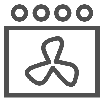 Appliance, burners, cooking icon