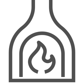 Appliance, burner, cooking icon