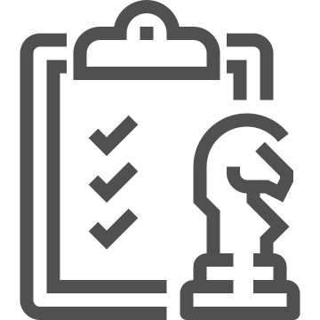 Analysis, board game, checklist icon