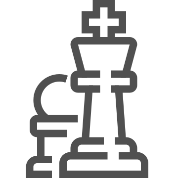 Analysis, chess, competition icon