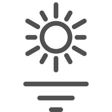 Clear sky, daylight, morning icon