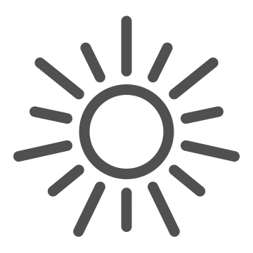 Brightness, day, daytime icon