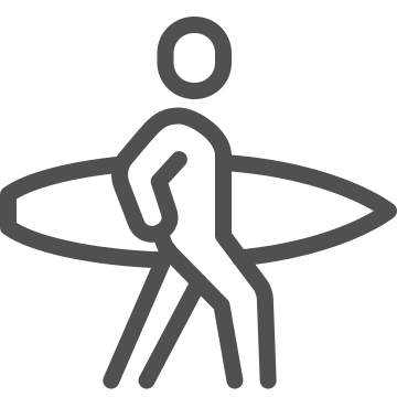 Board sports, extreme sports, ocean icon