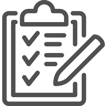 Checklist, evaluation, feedback icon