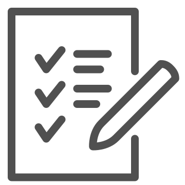 Checklist, evaluation, feedback icon