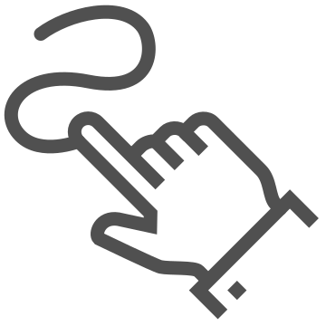 Gesture, interaction, navigation icon