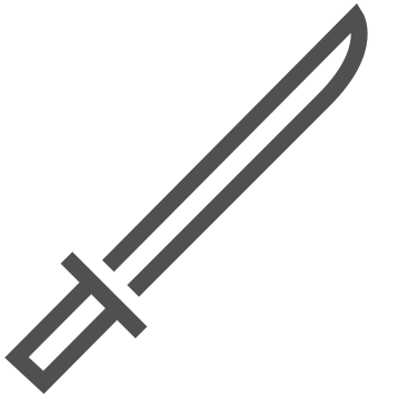 Blade, crime, sword icon